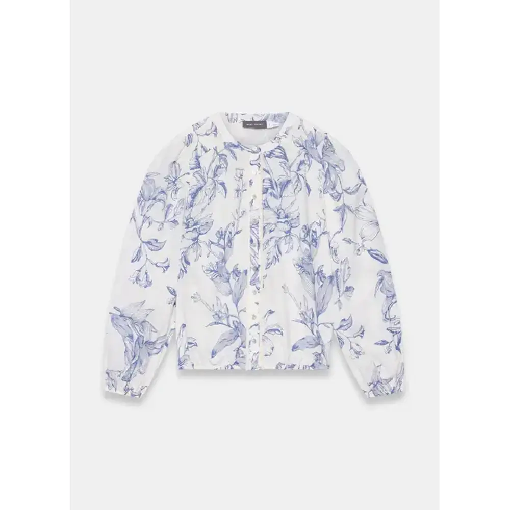 Mint Velvet Blue Floral Print Blouse